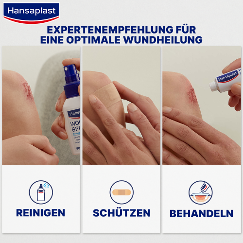 Hansaplast- Wundroutine ©Hansaplast